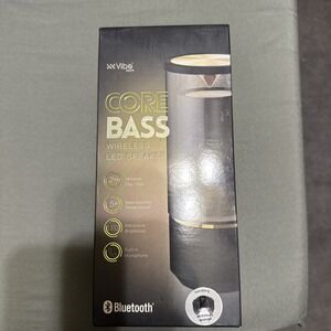 VIBE‎ Core Bass Wireless Led Speaker 2 Hour Playtime, USB Charge, Microphone